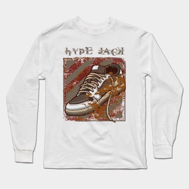 Hypebeast Scot Sneaker Long Sleeve T-Shirt by milatees